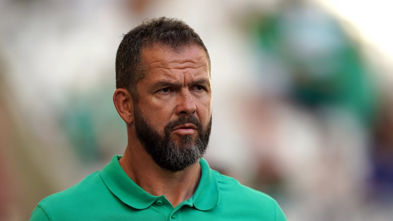 Andy Farrell led Ireland to a Grand Slam in 2023