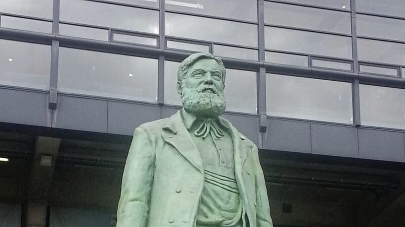 The statue of Michael Cusack at Croke Park 