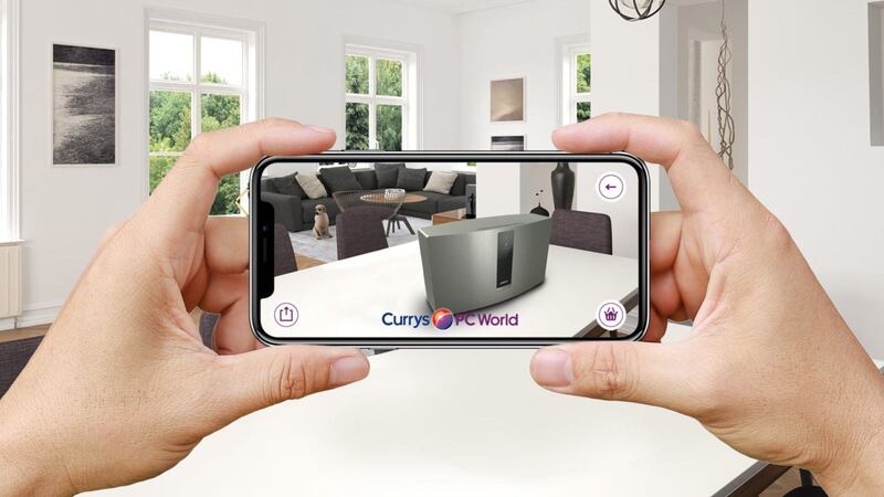 Currys PC World’s Point  And Place app helps you visualise appliances around your home.