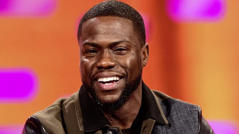 US comedian Kevin Hart appearing on the Graham Norton Show 