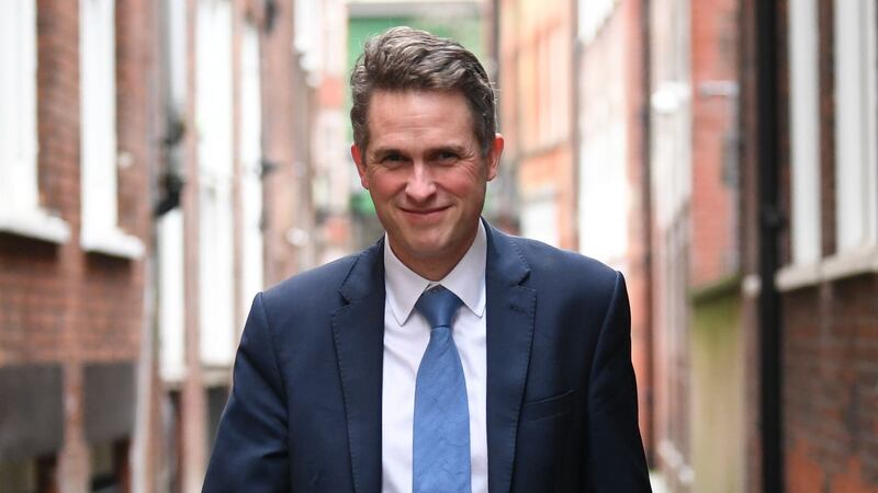 Simon Parry is accused of stalking Sir Gavin Williamson (Stefan Rousseau/PA)