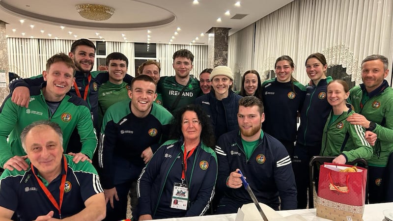 IABA High Performance director Tricia Heberle and head coach Zaur Antia were with the Irish squad at the Strandja multi-nations tournament
