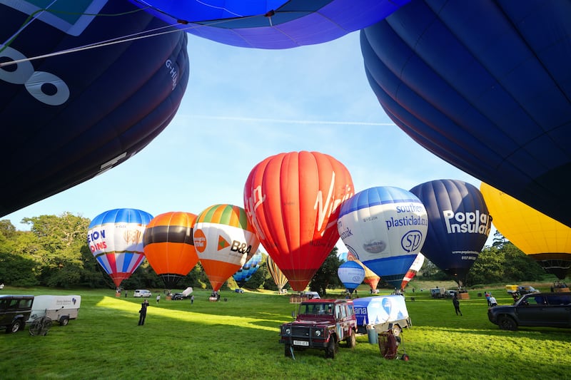More than 20 balloons took part in the launch (Bristol International Balloon Fiesta/PA)