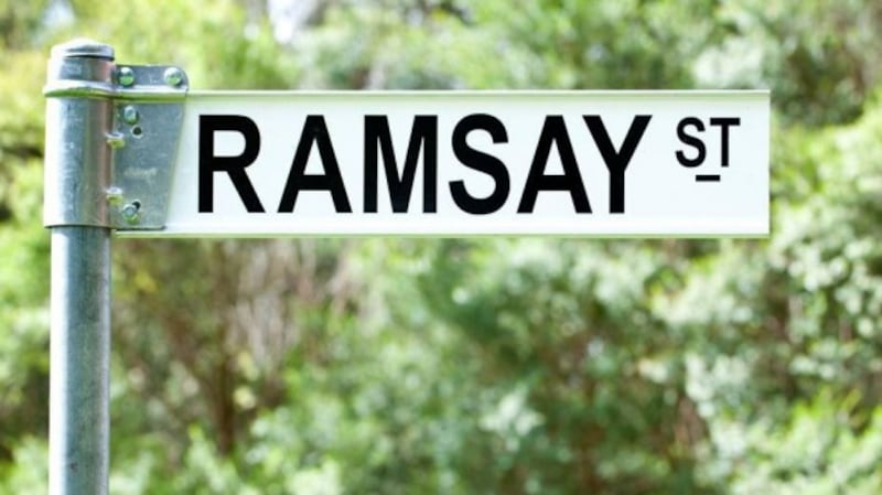 Neighbours' Ramsay Street sign