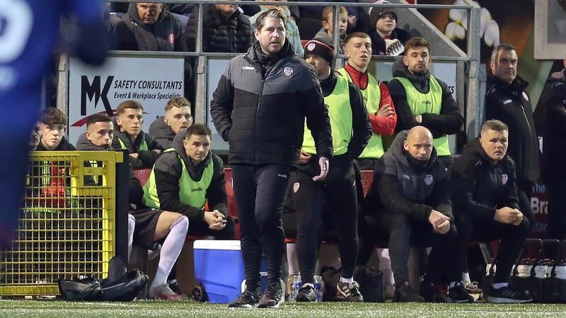 Derry City manager Ruaidhrí Higgins says he will be looking to make some additions to his squad in the coming weeks   Picture: Margaret McLaughlin
