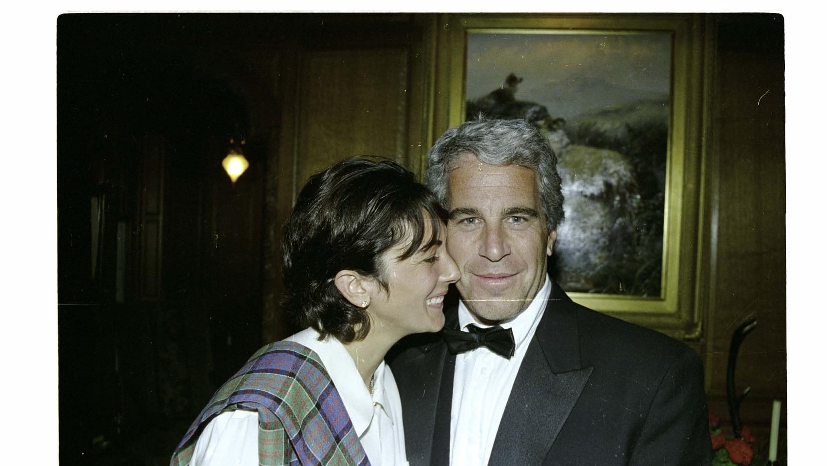 The late Jeffrey Epstein with Ghislaine Maxwell, who was found guilty of child sex trafficking