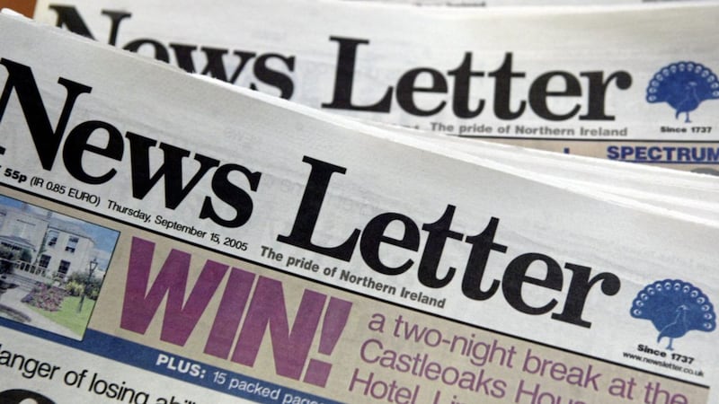 The owner of The News Letter, Johnston Press, has been bought over by a newly formed company after filing for administration. Picture by Niall Carson 