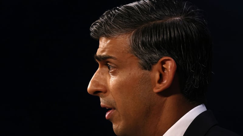 Rishi Sunak is facing pressure as he considers watering down commitments on climate change (Henry Nicholls/PA)