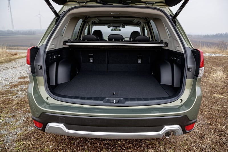 LOAD CARRIER: The boot is large (509/1,071 litres) and sensibly shaped for the sort of active lifestyles for which the Forester is tailor-made. 