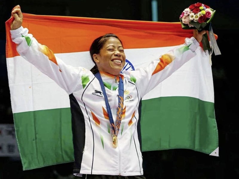 Mary Kom has won five world titles during a glittering career 