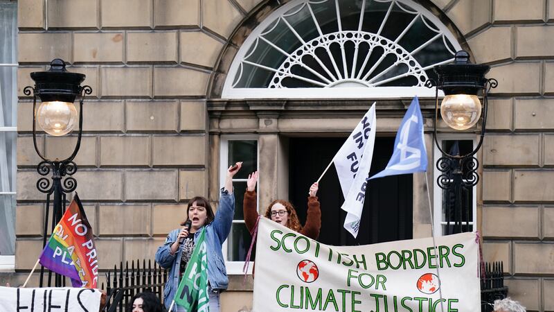 Earlier this week, campaigners protested outside Bute House calling for stronger climate action