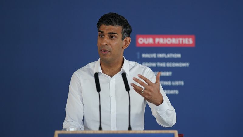 Prime Minister Rishi Sunak has promised to ‘stop the boats’ (Yui Mok/PA)