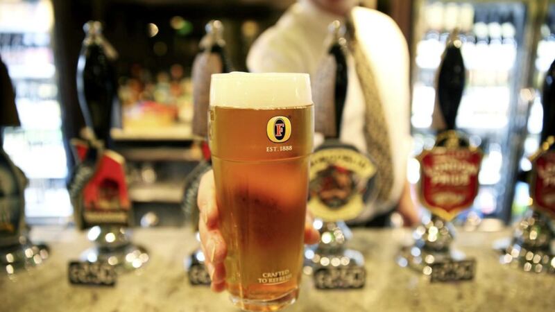 Sales at pubs chain Wetherspoon jumped 4 per cent in the third quarter to April 23 this year, while total sales lifted by 1.3 per cent 