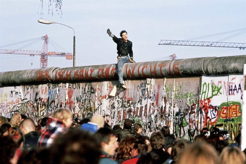The fall of the Berlin Wall in 1989 created an unstoppable momentum towards German reunification 