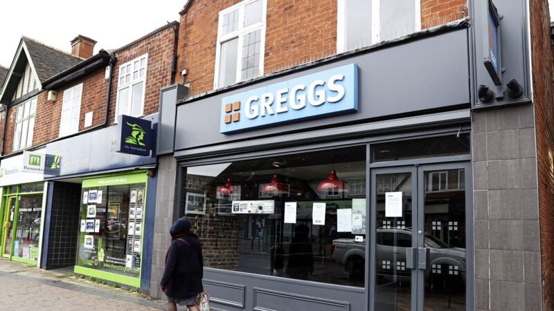 Signage outside a closed Greggs store in West Bridgford, Nottingham as the UK continues in lockdown to help curb the spread of the coronavirus. PA Photo. Picture date: Monday March 30, 2020. See PA story HEALTH Coronavirus. Photo credit should read: Tim Goode/PA Wire.. 