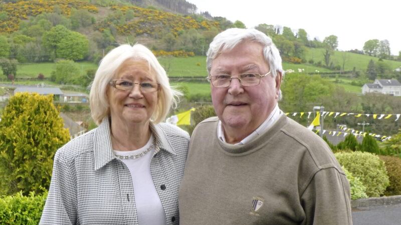 Former SDLP councillor Pat Toner with his wife Christine 