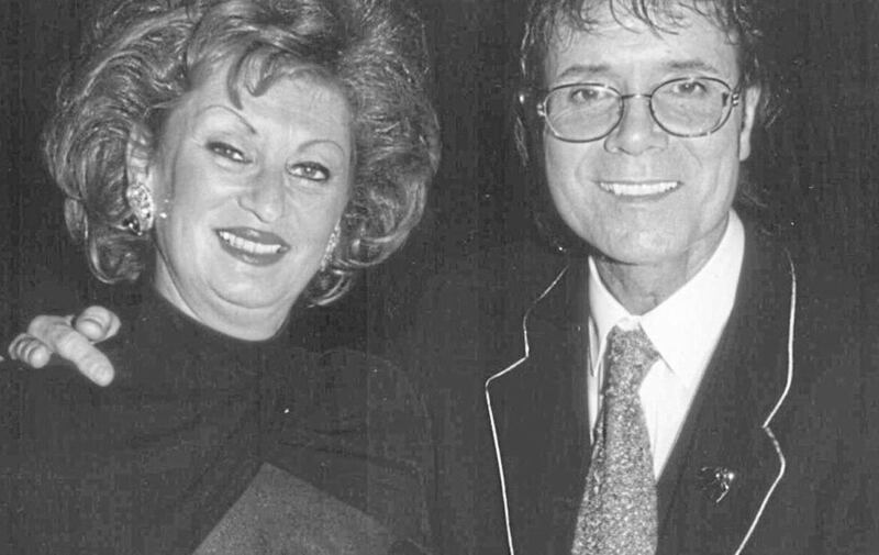 Betty Scott with Cliff Richard