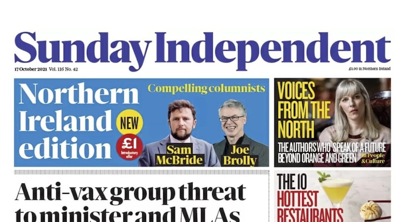 The Sunday Independent is axing its recently-launched northern edition 