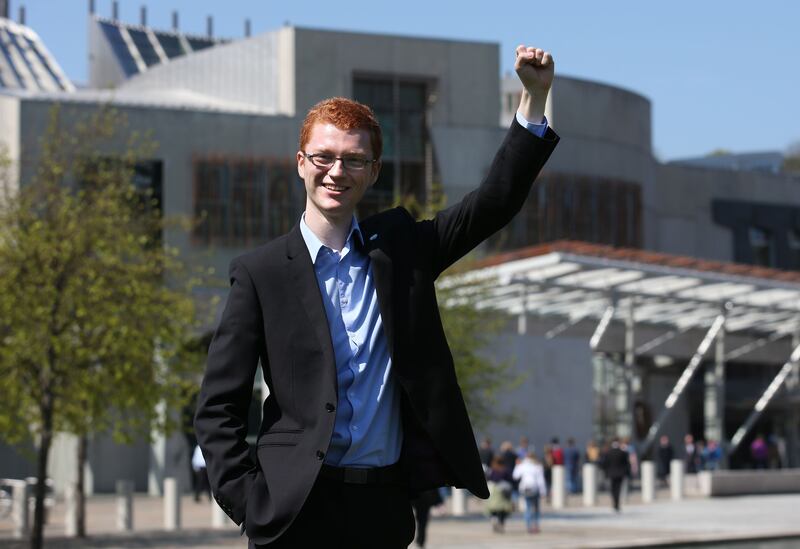 Ross Greer was 21 when he was first elected as an MSP for the West of Scotland in 2016
