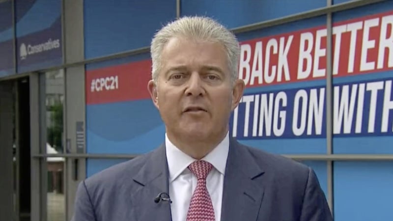 Brandon Lewis said the British government is seeking a &#39;sustainable&#39; solution to issues around the protocol. Picture by BBC 