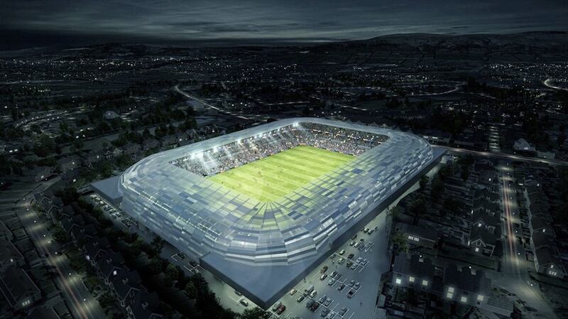 A redeveloped Casement Park is scheduled to host several games in Euro 2028 but the stadium remains to be built