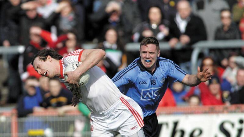 Davey Byrne, right, will miss Dublin&#39;s upcoming Leinster Final against Westmeath due to a pre-match incident in a challenge match against Armagh 