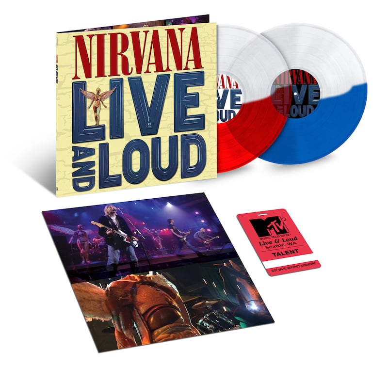 The limited edition coloured vinyl version of Live &amp; Loud sure is pretty