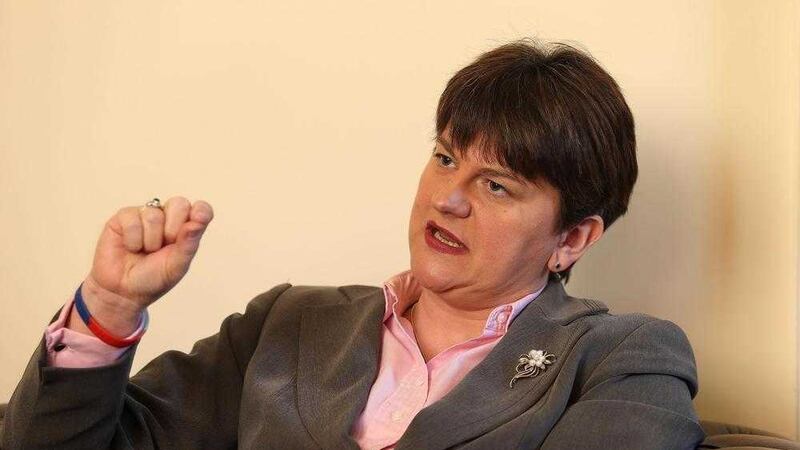 The DUP&#39;s Arlene Foster rounded on her former colleagues in the UUP  Pic Mal McCann. 
