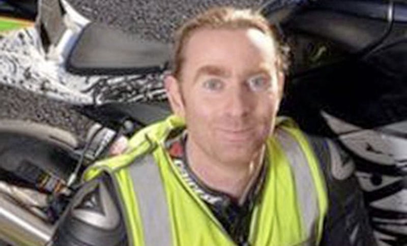 Dr John Hinds died in a crash while providing medical cover at a Skerries 100 practice session in 2015 