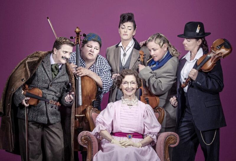 The all-female-cast production of The Ladykillers, adapted by Graham Linehan, which is at Belfast&#39;s Lyric Theatre 