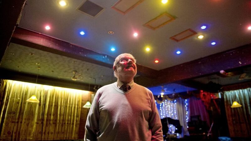 Brian McCann, Treasurer of the Dockers Club in Belfast. Photo by Mark Marlow 