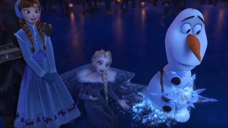 The film will play ahead of screenings of Frozen.