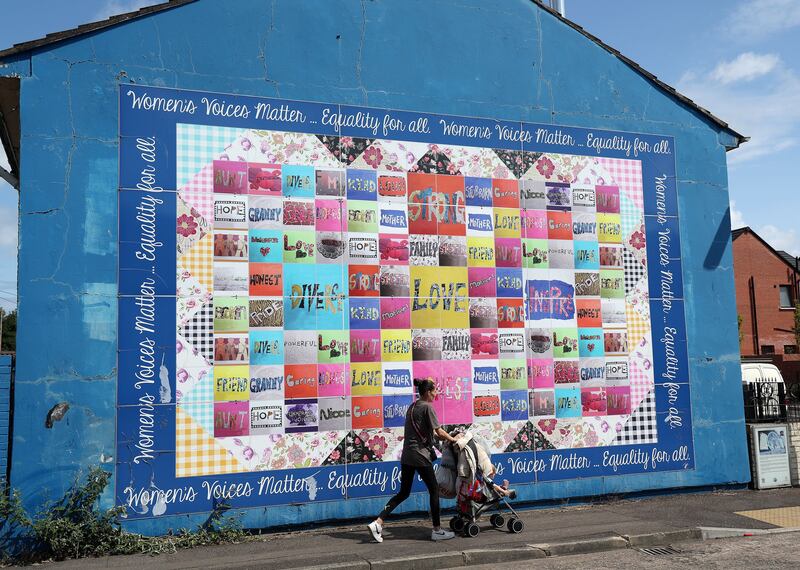 The Women's Quit mural in the Shankill area. Picture  by Mal McCann