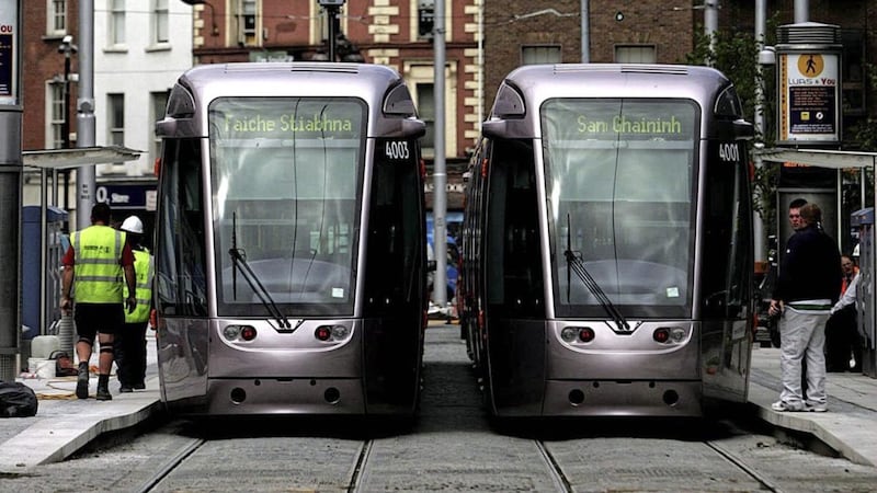 Houses near the Luas rail line Dublin have soared in value, according to a new report 