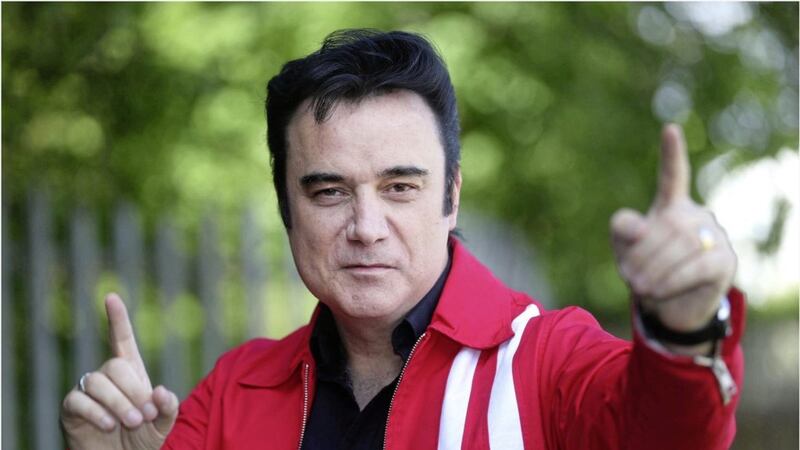 Jim `The King&#39; Brown will mark the 40th anniversary of Elvis&#39;s death with a special concert at the Waterfront Hall in Belfast on Saturday night. Picture by Hugh Russell 