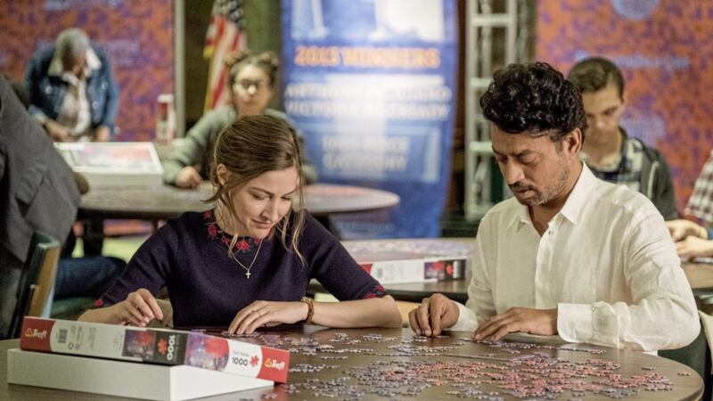 Kelly Macdonald and Irrfan Khan in Puzzle 