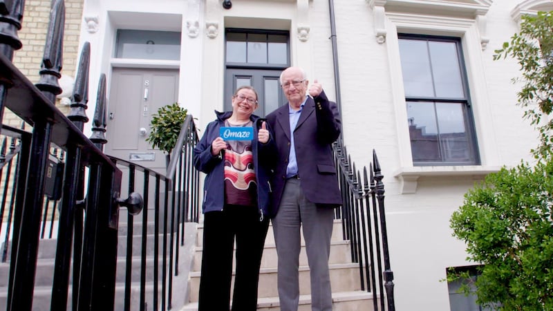 Marilyn Pratt paid £10 for her entry into the Omaze Million Pound House Draw.