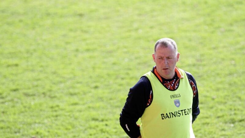 Armagh manager Sylvester McConnell  