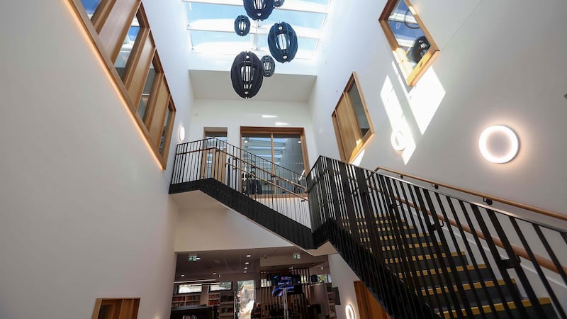The official opening of the Cardinal Newman Library/ Tobar Mhuire at St Mary's University College. Picture by Mal McCann