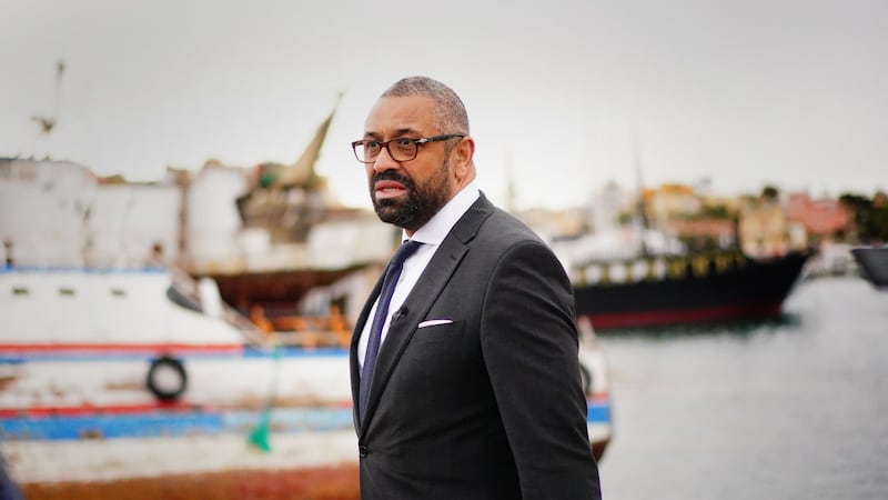 Home Secretary James Cleverly has visited Lampedusa