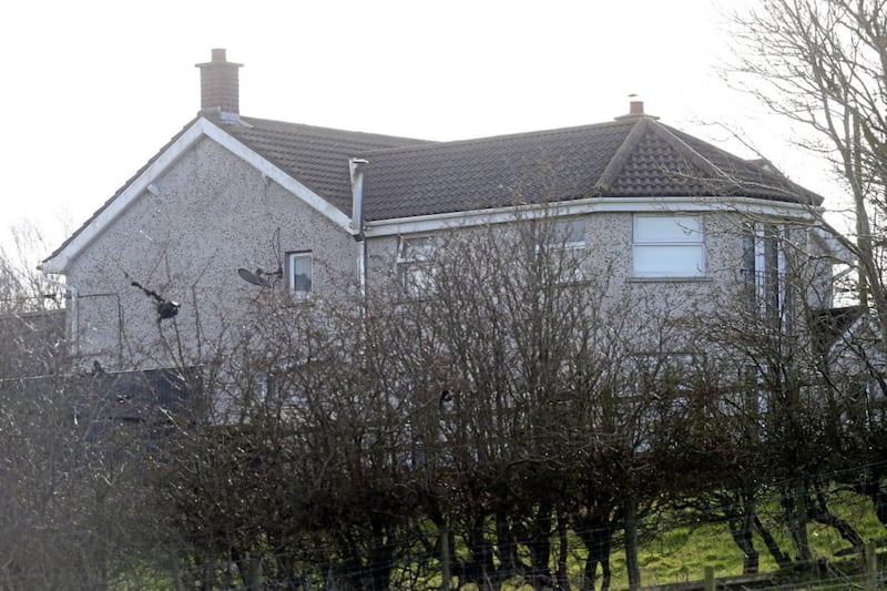 A farmhouse in Magheramorne where a young child was killed and a mother and baby were injured. Picture by Mal McCann 