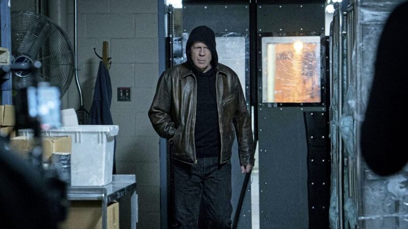 Bruce Willis reprises Charles Bronson&#39;s role as a hoodie-clad angel of death in Death Wish 