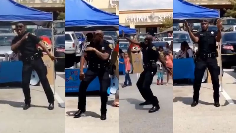 What’s not to love about a dancing cop?