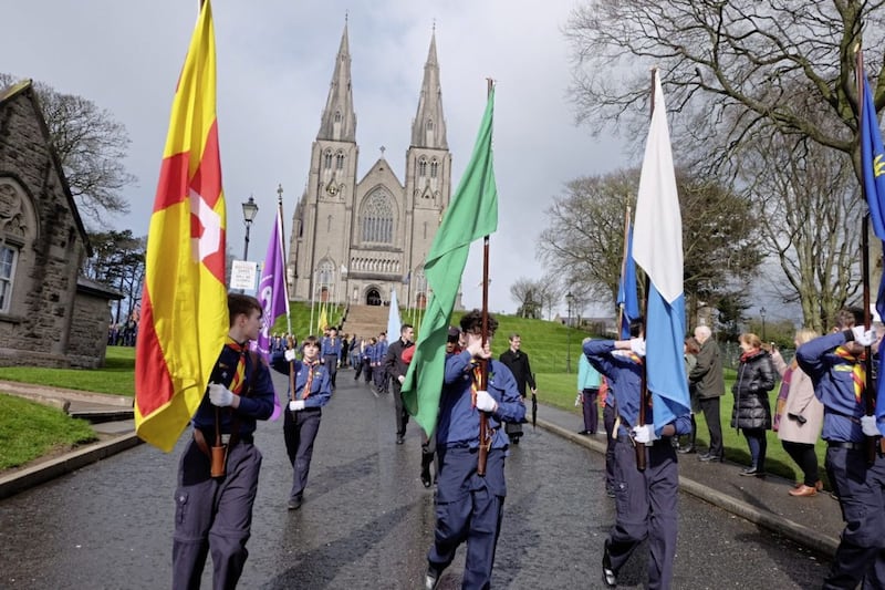 St Patrick&#39;s Day was celebrated in Armagh at the weekend 