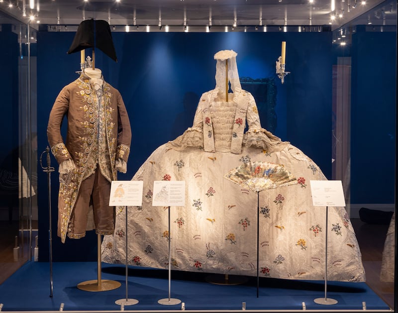 Elaborate Georgian outfits are also on display