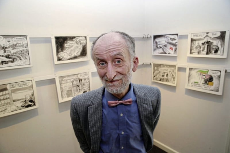 Veteran political cartoonist Ian Knox. File picture by Hugh Russell 
