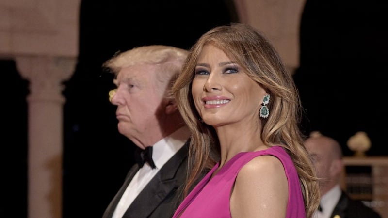 Melania Trump with President Donald Trump at a gala last year. Picture by Susan Walsh, Associated Press 