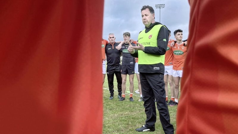 Armagh manager Brendan Hughes still feels there is more in the Orchard minors ahead of tomorrow night&#39;s Donegal clash Picture Margaret McLaughlin. 