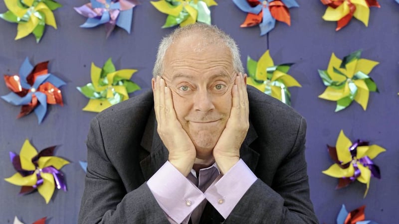 Gyles Brandreth, whose new book is The Best Worst Joke Book In The World! What&#39;s Black &amp; White &amp; Red All Over? 