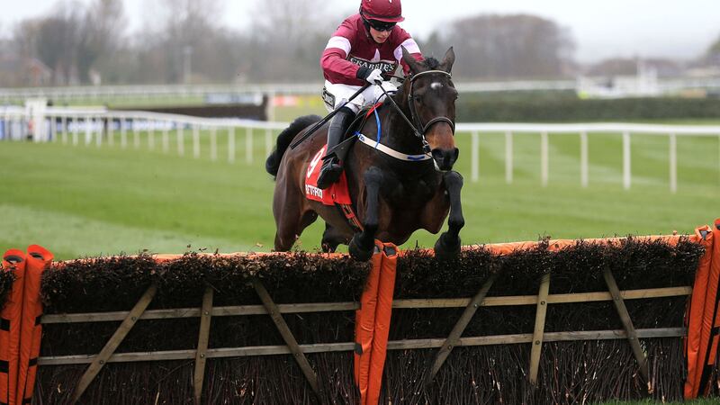 Apples Jade won the Mares' Hurdle at Cheltenham and can strike in the Mares' Champion Hurdle at Punchestown this afternoon. Picture by Press Association &nbsp;